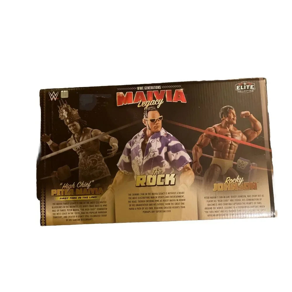 WWE Mattel Elite The Rock WWE Generations Maivia Legacy 3-Pack‎ Exclusive